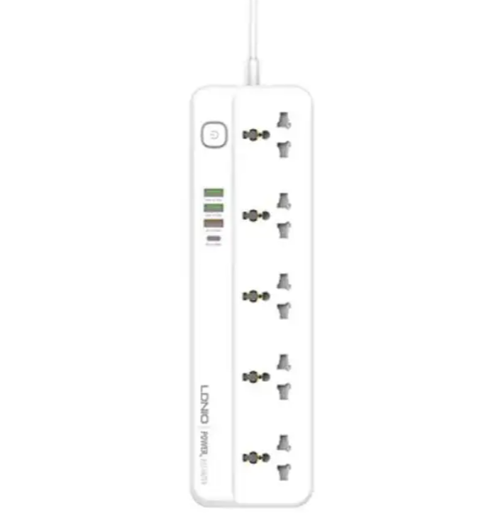 Picture of LDNIO SC5415 Power Strip With 5 Sockets PD20W & 3-Port USB Charger