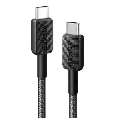 Picture of Anker 322 PowerLine USB C to USB C Braided 3ft/0.9m 60W Cable A81F5