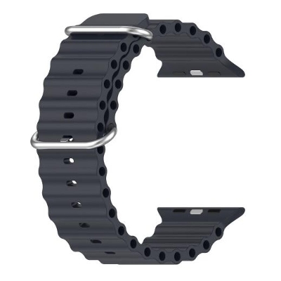 Picture of 42Mm/44Mm/45Mm/49Mm Ocean Silicone Watch Band For I Watch Ultra/Series 3,4,5,6,7,8 (42Mm,44Mm,45Mm) Strap - Watch Strap - Smart Watch Belt..