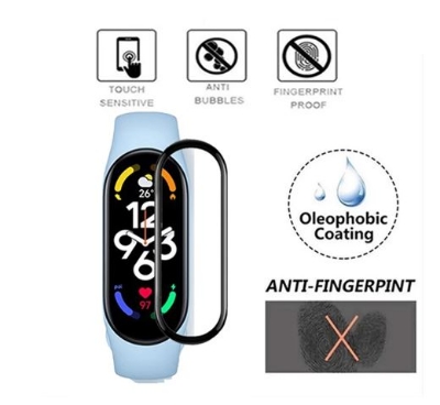 Picture of Mi Band 7 screen protector / band 7 Tempered Glass For Full Curved Screen 3D Soft Glass Protective Film