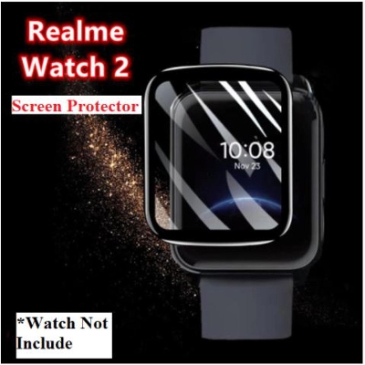 Picture of Realme Watch 2 Screen Protector 3D Full Coverage Protective Film Scratch Proof Clear Soft Fibre Glass Smart Watch Screen Protector