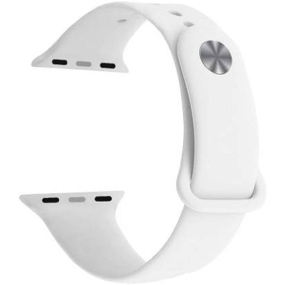 Picture of 42mm/44mm Soft Silicone Replacement Strap For Smart Watch- White