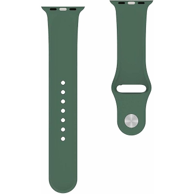 Picture of 42mm/44mm Soft Silicone Replacement Strap For Smart Watch-Mate Green - Smart Watch Belt