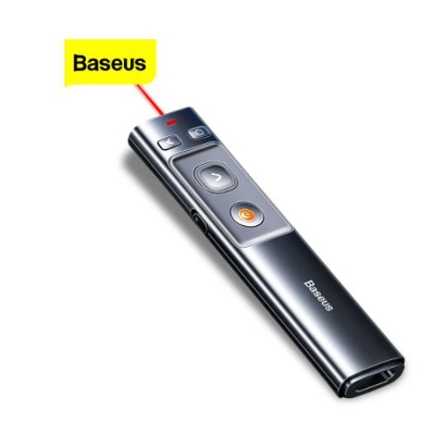 Picture of Baseus Orange Dot Wireless Presenter Pen 2.4Ghz USB C Adapter Handheld Remote