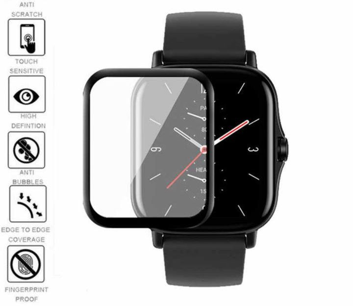 Picture of Amazfit GTS 2E Smart Watch Screen Protector Glass, Anti-Scratch Ultimate Protection for Your Watch