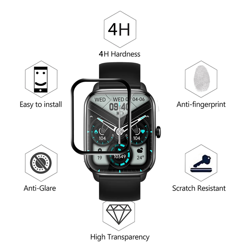 Picture of Colmi C61 Smart Watch Screen Protector Glass, Anti-Scratch Ultimate Protection for Your Watch