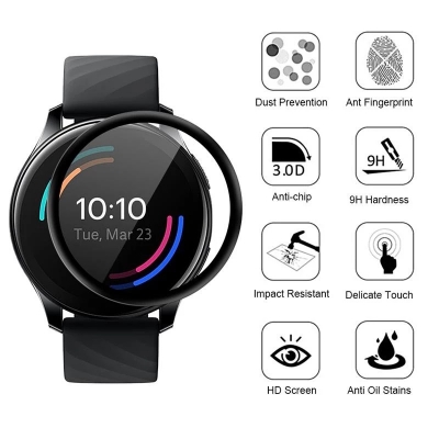 Picture of One Plus W301 Smart Watch Screen Protector Glass, Anti-Scratch Ultimate Protection for Your Watch