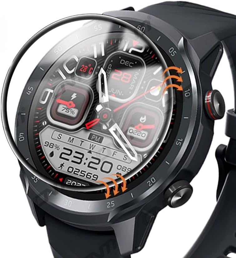 Picture of Mibro A2 Smart Watch Screen Protector Glass, Anti-Scratch Ultimate Protection for Your Watch