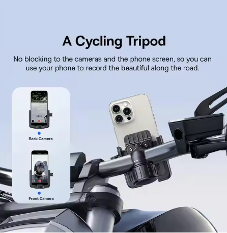 Picture of Baseus Bike Phone Holder Case Cycling Bike Mount for iPhone Xiaomi Mobile Phone Stand Bag Handlebar Bicycle 360 Degree Rotatable