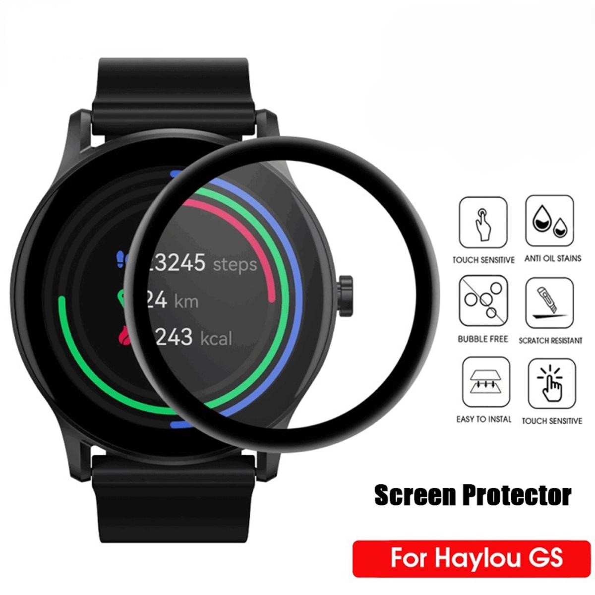 Picture of Haylou GS Smart Watch Screen Protector Glass, Anti-Scratch Ultimate Protection for Your Watch