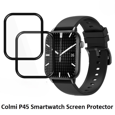 Picture of Colmi P45 Smart Watch Screen Protector Glass, Anti-Scratch Ultimate Protection for Your Watch