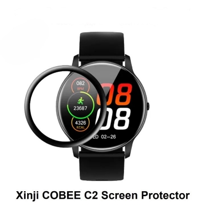 Picture of Xinji C2 Smart Watch Screen Protector Glass, Anti-Scratch Ultimate Protection for Your Watch