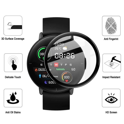Picture of Mibro Lite Smart Watch Screen Protector Glass, Anti-Scratch Ultimate Protection for Your Watch
