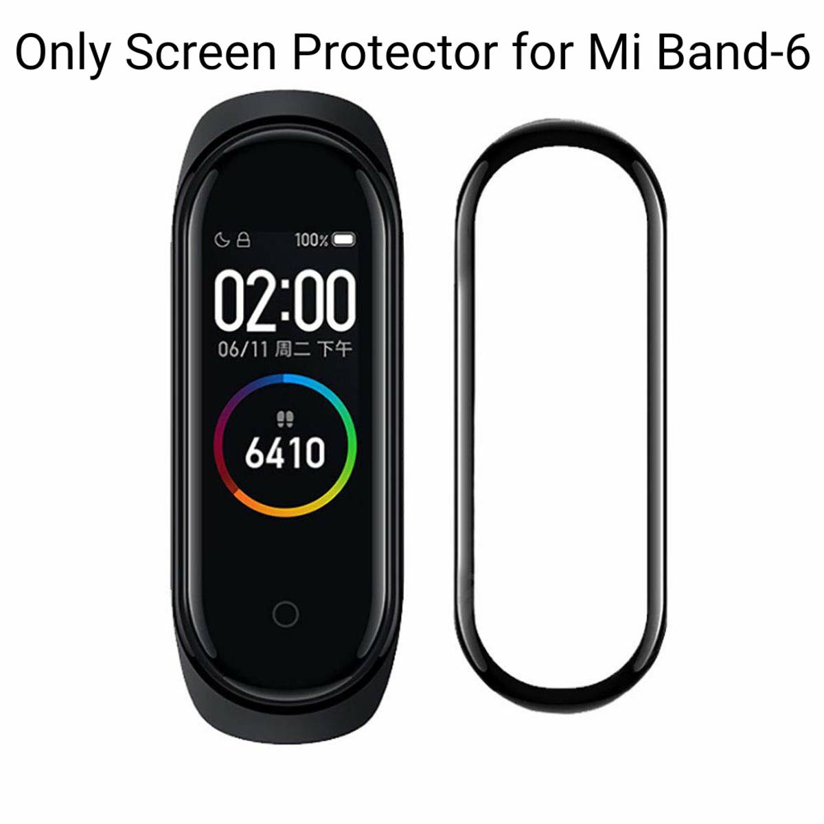 Picture of MI Band 6 Smart Watch Screen Protector Glass, Anti-Scratch Ultimate Protection for Your Watch