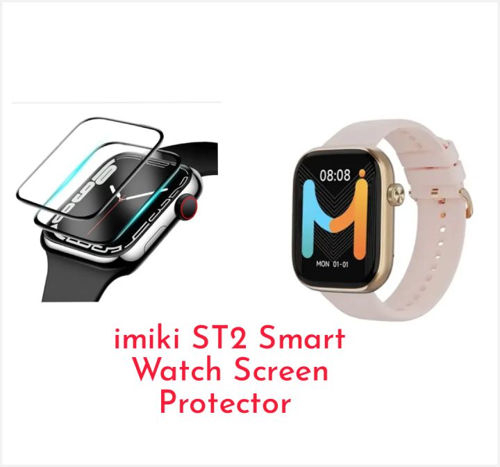 Picture of Imiki ST 2 Smart Watch Screen Protector Glass, Anti-Scratch Ultimate Protection for Your Watch
