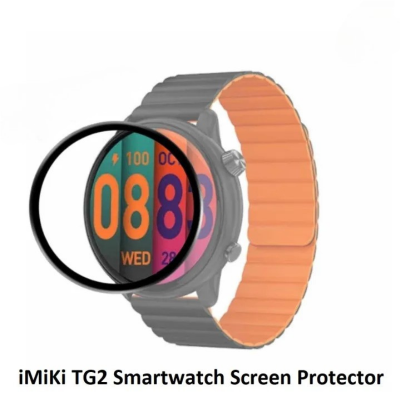Picture of Imiki TG 2 Smart Watch Screen Protector Glass, Anti-Scratch Ultimate Protection for Your Watch