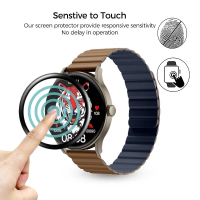 Picture of Imiki TG 2 Smart Watch Screen Protector Glass, Anti-Scratch Ultimate Protection for Your Watch