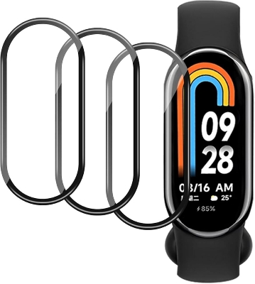 Picture of MI Band 8 Smart Watch Screen Protector Glass, Anti-Scratch Ultimate Protection for Your Watch