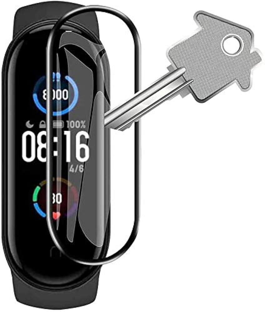 Picture of MI Band 4 Smart Watch Screen Protector Glass, Anti-Scratch Ultimate Protection for Your Watch