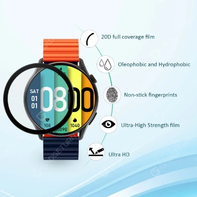 Picture of Kieslect KR Pro Smart Watch Screen Protector Glass, Anti-Scratch Ultimate Protection for Your Watch