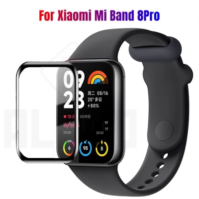 Picture of MI Band 8 Pro Smart Watch Screen Protector Glass, Anti-Scratch Ultimate Protection for Your Watch