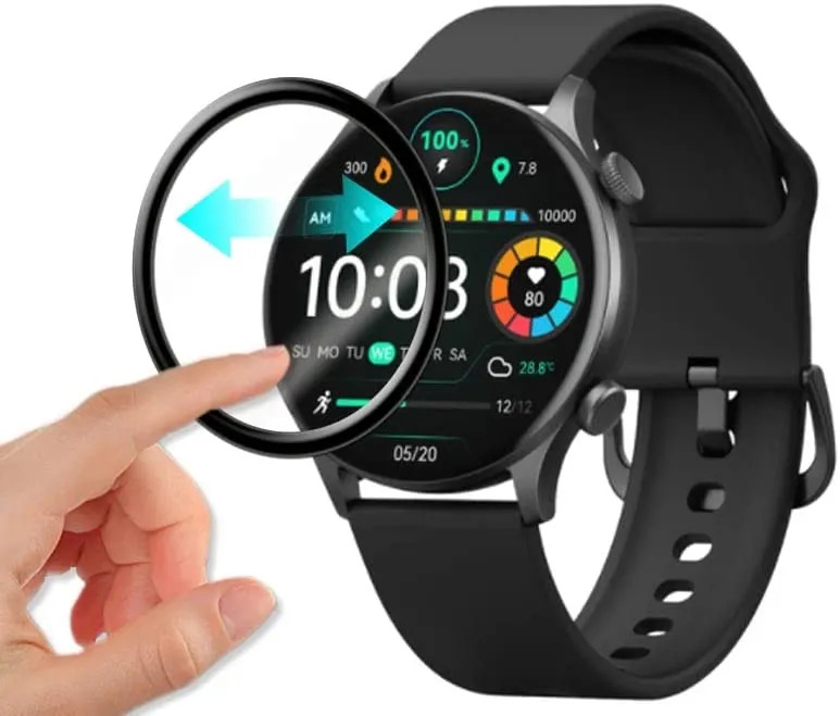 Picture of Haylou Solar Plus RT 3 Smart Watch Screen Protector Glass, Anti-Scratch Ultimate Protection for Your Watch