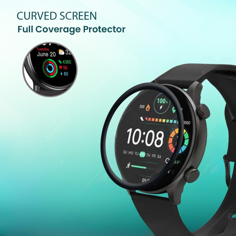 Picture of Haylou Solar Plus RT 3 Smart Watch Screen Protector Glass, Anti-Scratch Ultimate Protection for Your Watch