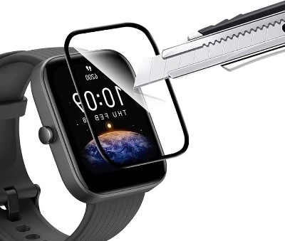 Picture of Xioami Amazfit Bip 3 Pro Smart Watch Screen Protector Glass, Anti-Scratch Ultimate Protection for Your Watch