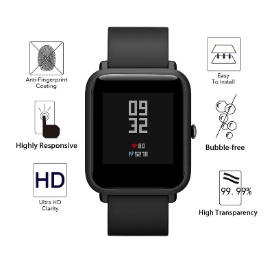 Picture of Xioami Amazfit Bip S Smart Watch Screen Protector Glass, Anti-Scratch Ultimate Protection for Your Watch