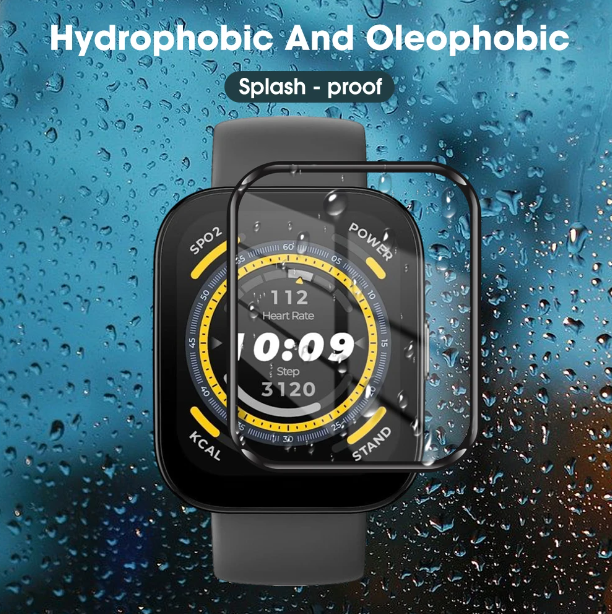 Picture of Xioami Amazfit Bip 5 Smart Watch Screen Protector Glass, Anti-Scratch Ultimate Protection for Your Watch