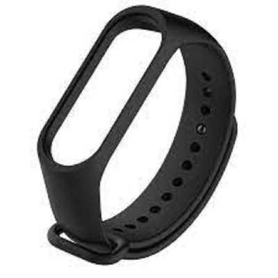 Picture of For Xiaomi Mi Band 5\6 In Black Bracelet Watch Silicone Rubber Wristband Wrist Band Strap