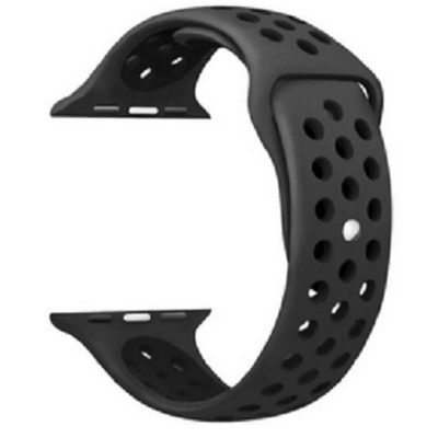 Picture of Silicone Strap For 42mm 44mm hw22 pro, w26, Breathable sports wristband strap 42mm 44mm bracelet for iwatch series 5 4 3 42mm/ 44mm strap