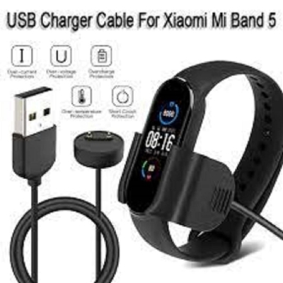 Picture of Portable Magnetic Charging Cable for Xiaomi Mi Band 5 USB Charger Adapter Cord Black