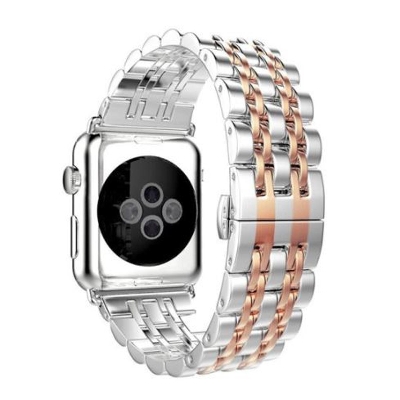Picture of 42/44mm, Upgraded Version Stainless Steel Link Bracelet iWatch Band Series 6/5/4/3/2/1