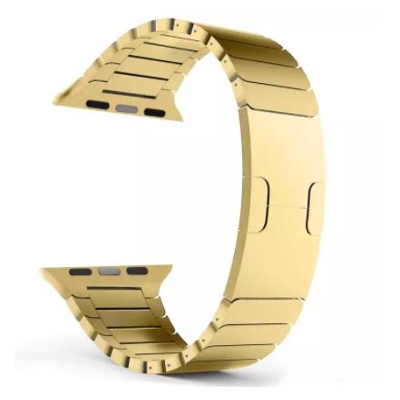 Picture of 42/44mm stainless steel bracelet Butterfly buckle watchband strap-Gold