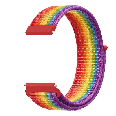 Picture of 20mm Nylon Replacement Strap Watch-Rainbow
