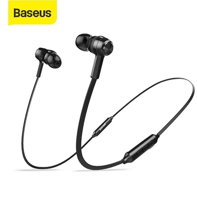 Picture of Baseus S06 Bluetooth Headphones Magnetic Wireless Neckband Headphones Sports Stereo Earbuds for Phone Auriculares with Mic