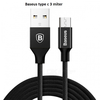 Picture of Baseus Cafule Cable - USB to type c Cable 3 miter