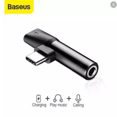 Picture of Baseus L41 USB Type C Male to Type-C Female+ 3.5mm Jack Adapter Converter