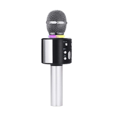 Picture of V6 Professional Bluetooth Wireless Microphone Speaker Handheld Microphone Karaoke Mic Music Player Singing Recorder KTV Microphone