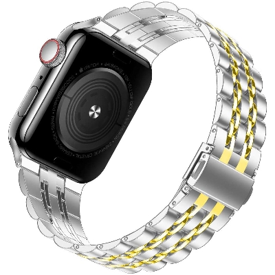 Picture of 44mm / 42mm, Upgraded Version Stainless Steel Link Bracelet iWatch Band Series 6/5/4/3/2/1