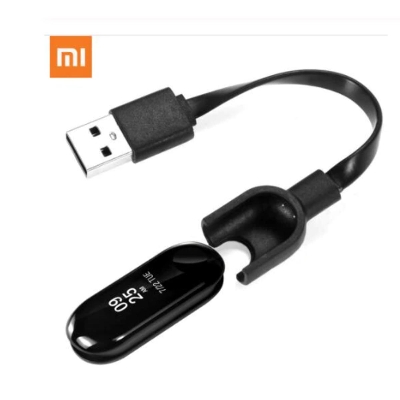 Picture of USB Charging Cable Dock Charger for Mi Band 3 And m3 - Black