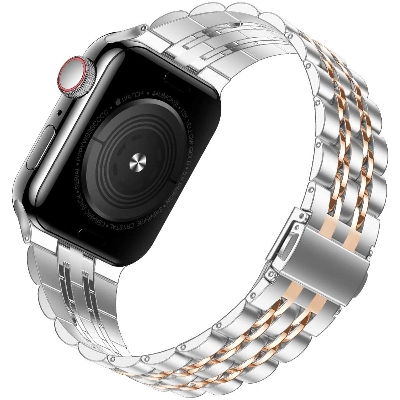 Picture of 44mm / 42mm, Upgraded Version Stainless Steel Link Bracelet iWatch Band Series 6/5/4/3/2/1