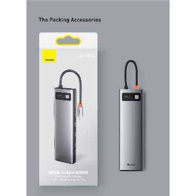 Picture of Baseus Gleam Series 11-in-1 Multi-function Type-C Hub Docking Station