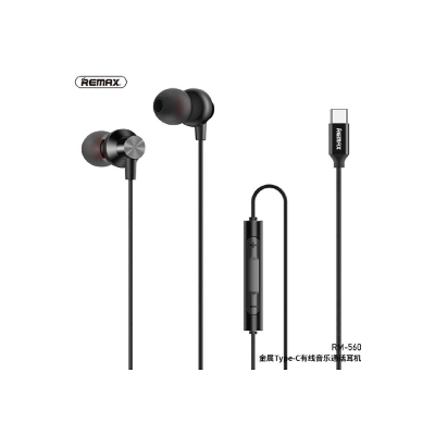 Picture of REMAX RM-560 Type-C In-Ear Stereo Metal Wired Earphone