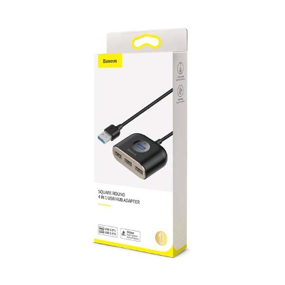 Picture of Baseus Square Round 4 in 1 Type C USB Hub Adapter
