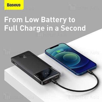 Picture of Baseus Bipow  Digital Display Power bank 10000mAh 20W Black