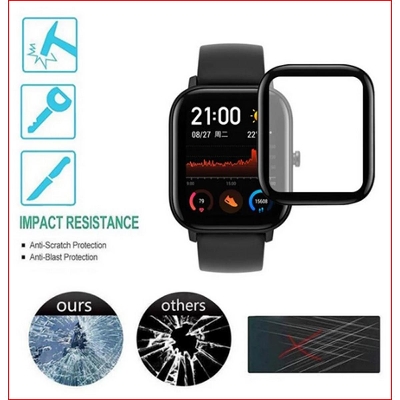 Picture of Tempered Glass For Xiaomi Amazfit GTS Screen Protector Fiberglass Protective Film Full Cover HD TPU For Amazfit GTS screen protectors