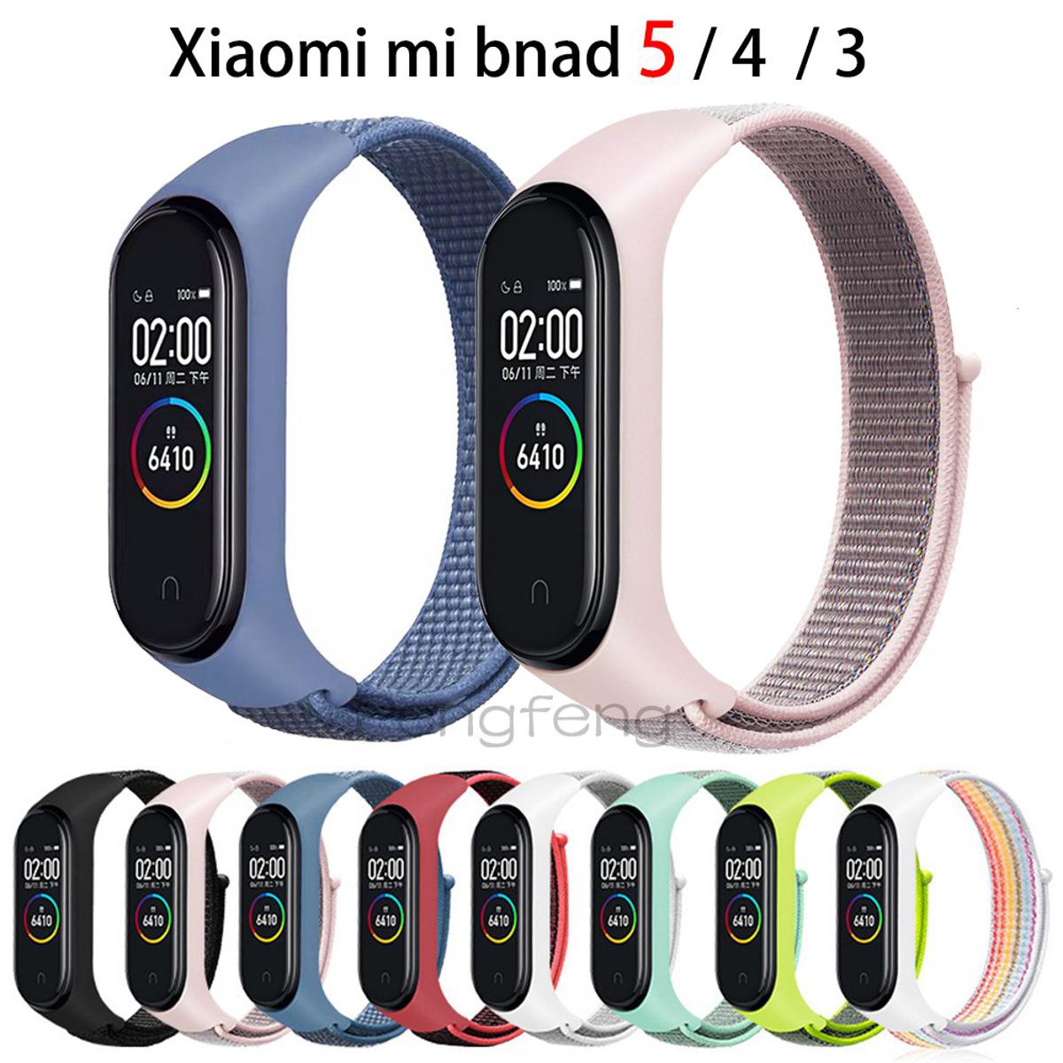 Picture of Mi Band 3/4/5/6 Nylon Braided Solo Loop Strap Bracelet for Smartwatch