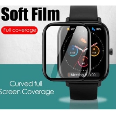 Picture of Amazfit Bip 3 Smart Watch Screen Protector HD Clear 3D Curved Edge Full Protective